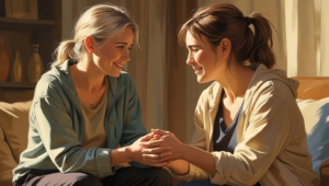 friends relying on each other